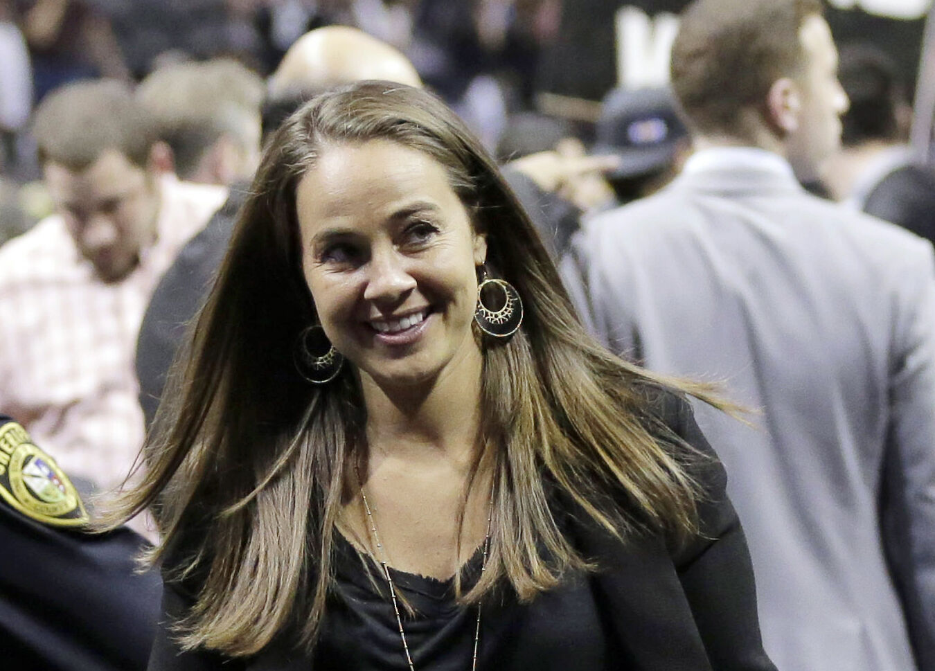 2014: San Antonio Spurs hire WNBA star Becky Hammon as an assistant coach